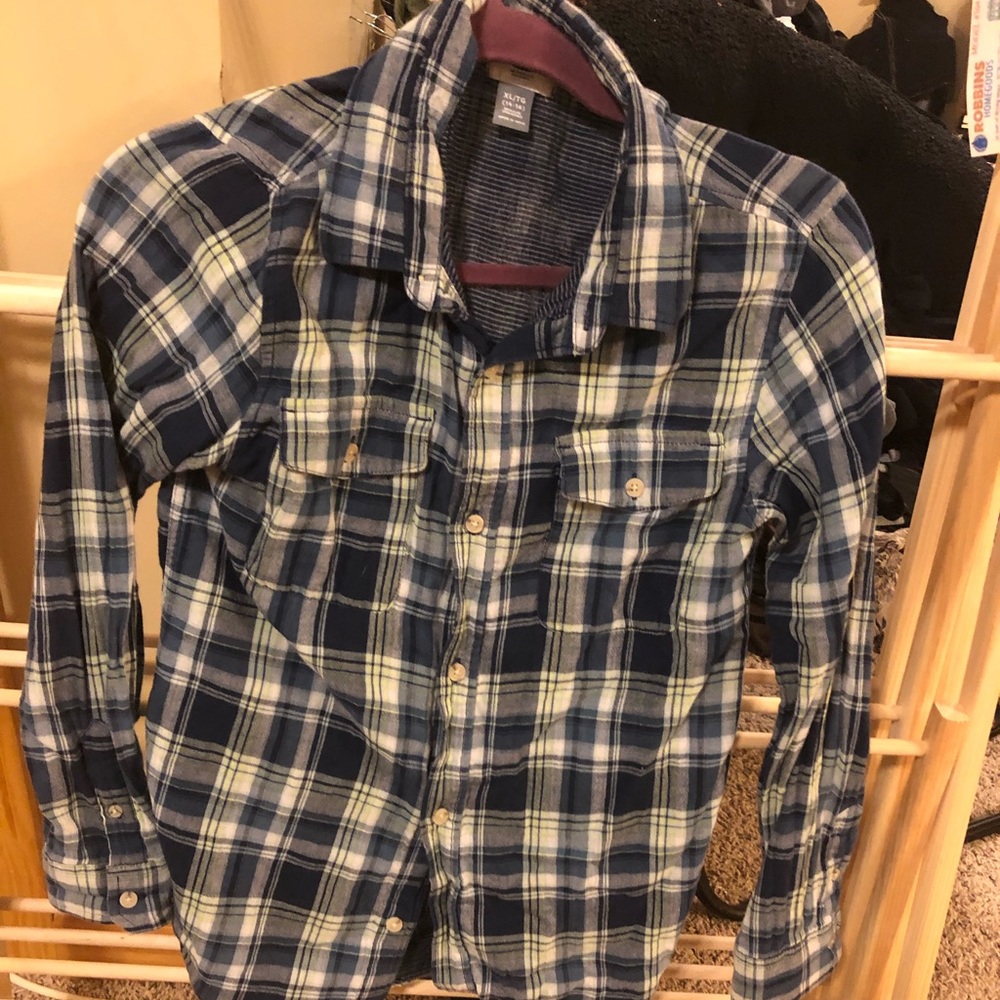 Plaid Old Navy Blouse